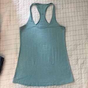 lululemon athletica Light Blue Racerback Tank Top